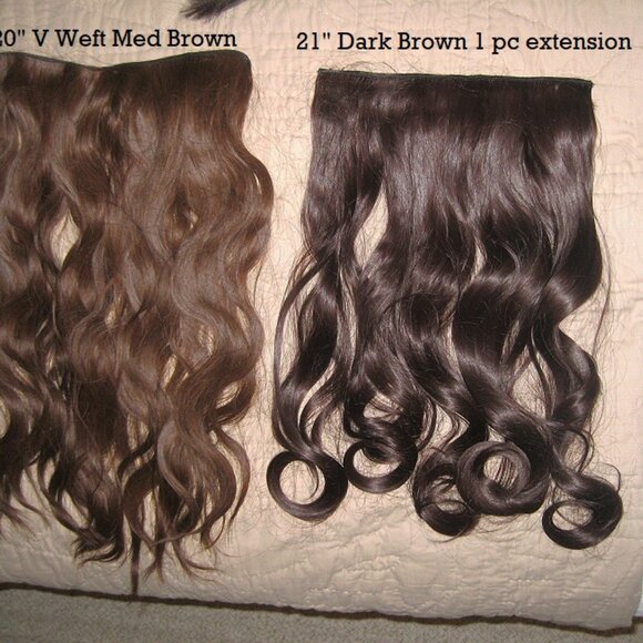 Special BUNDLE  8 HAIR EXTENSIONS Buns, ponytail, extensions, more NWT - Picture 3 of 16